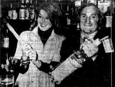 John Forbes owner of the Rock Tavern Possilpark and Helen O'Brien